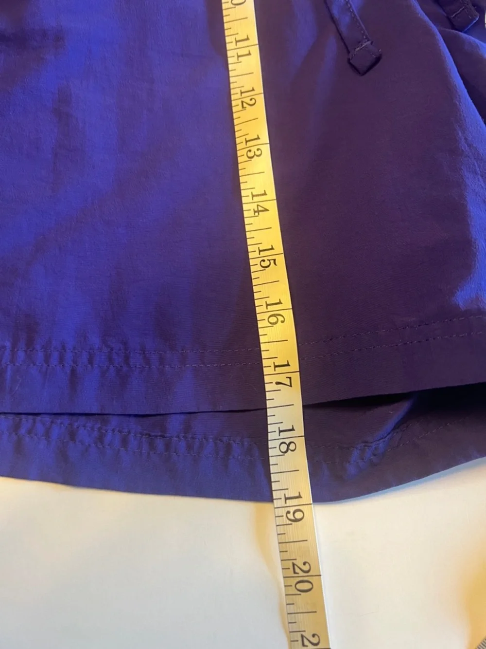 L.L. Bean BeanSport Shorts Purple 1X Mesh Lined Drawstring 268949 UPF 50 Workout
